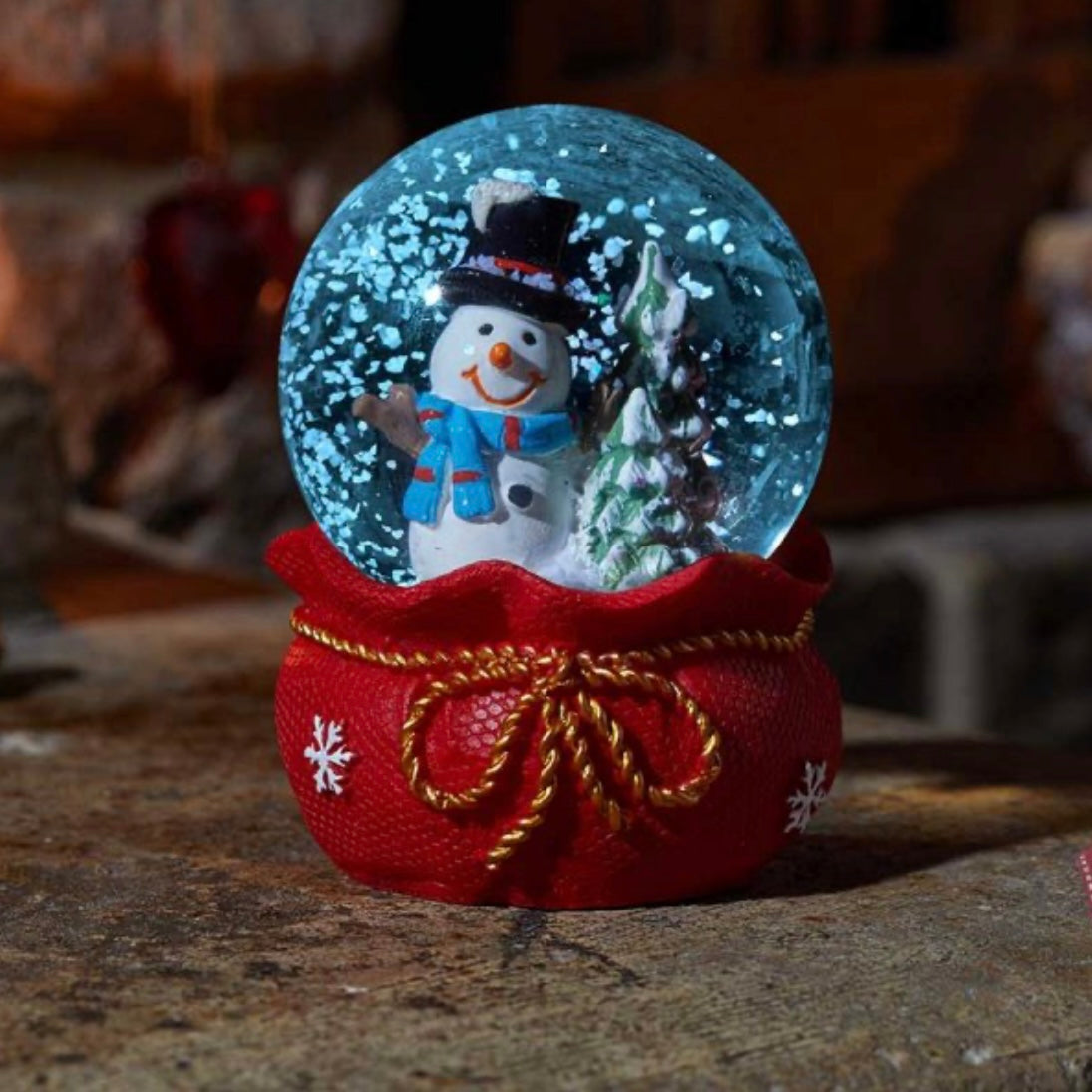 6cm Red Velvet Snow Globle