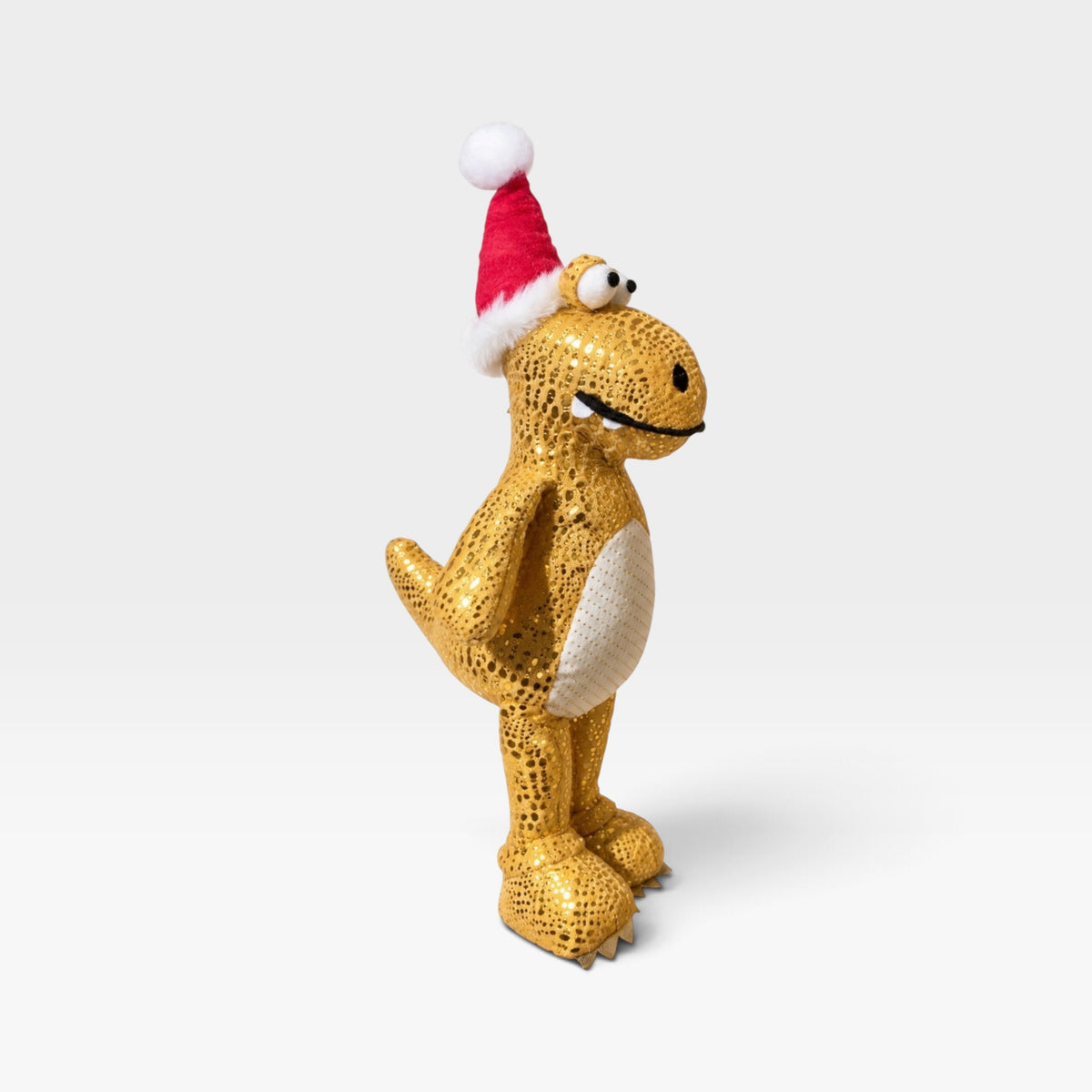 Gold T-Rex Christmas Dinosaur Decoration – 35cm