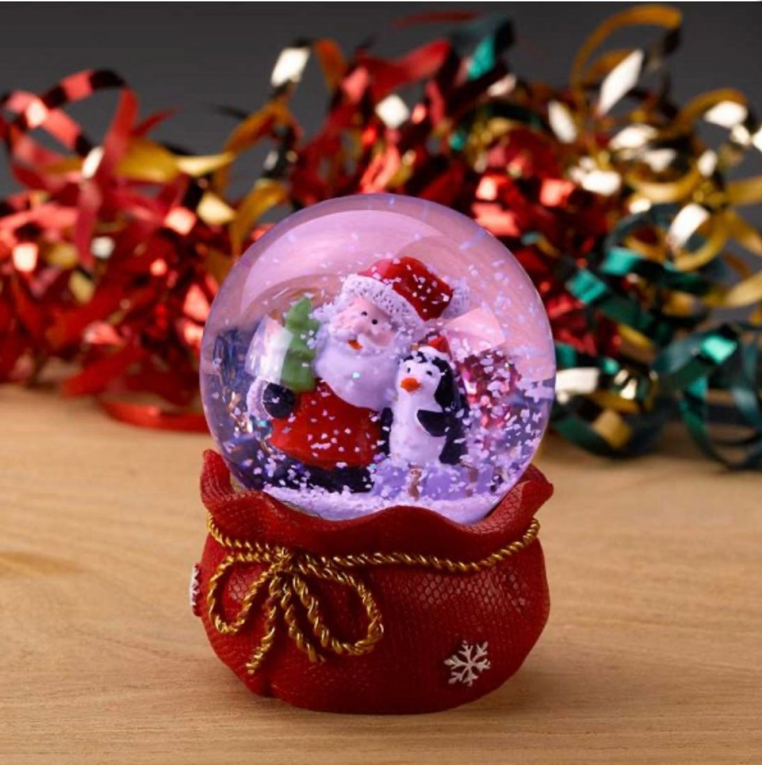 6cm Red Velvet Snow Globle