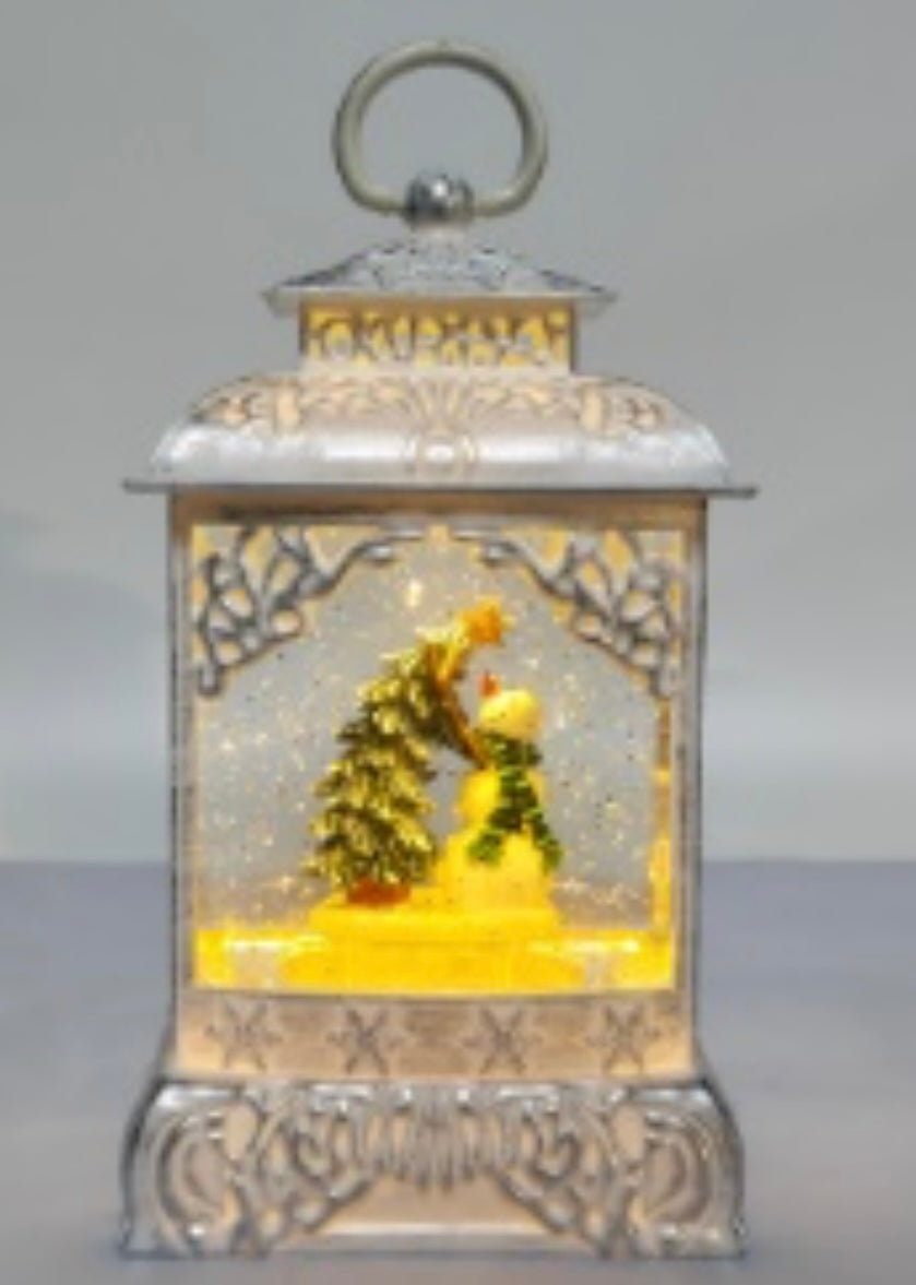 Snowman Water Lantern