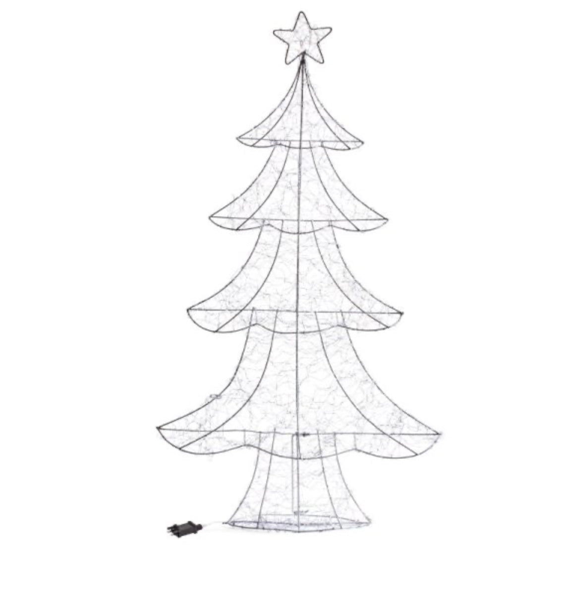 300 LED Christmas Tree LV – Light-Up Wire Tree Decoration