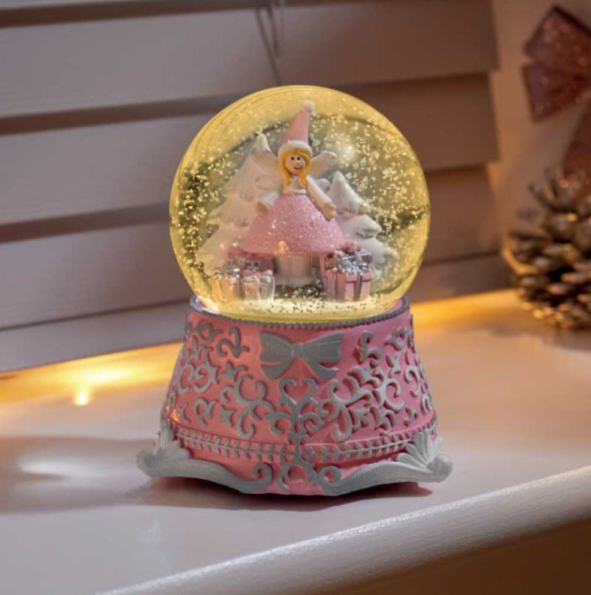 10cm Musical Fairy SnowSphere