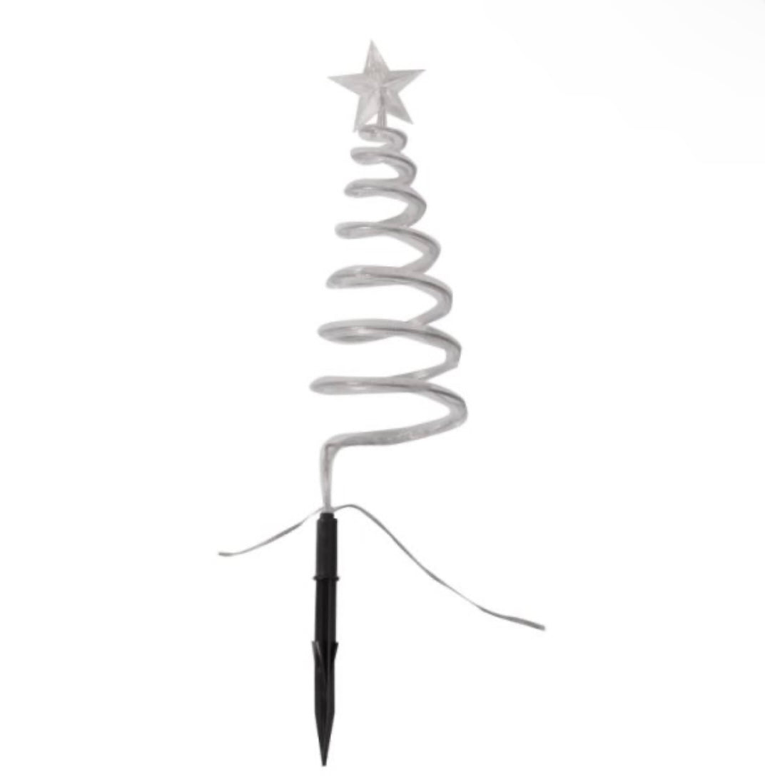 Christmas Tree Spriral Decor Stakes