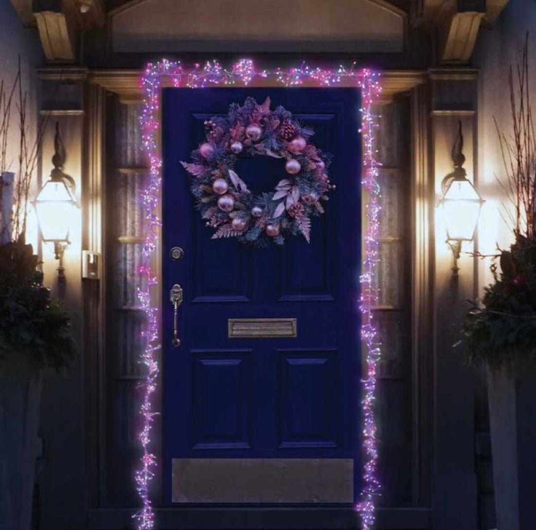 880 LED Door Cluster Lights Multi Coloured 