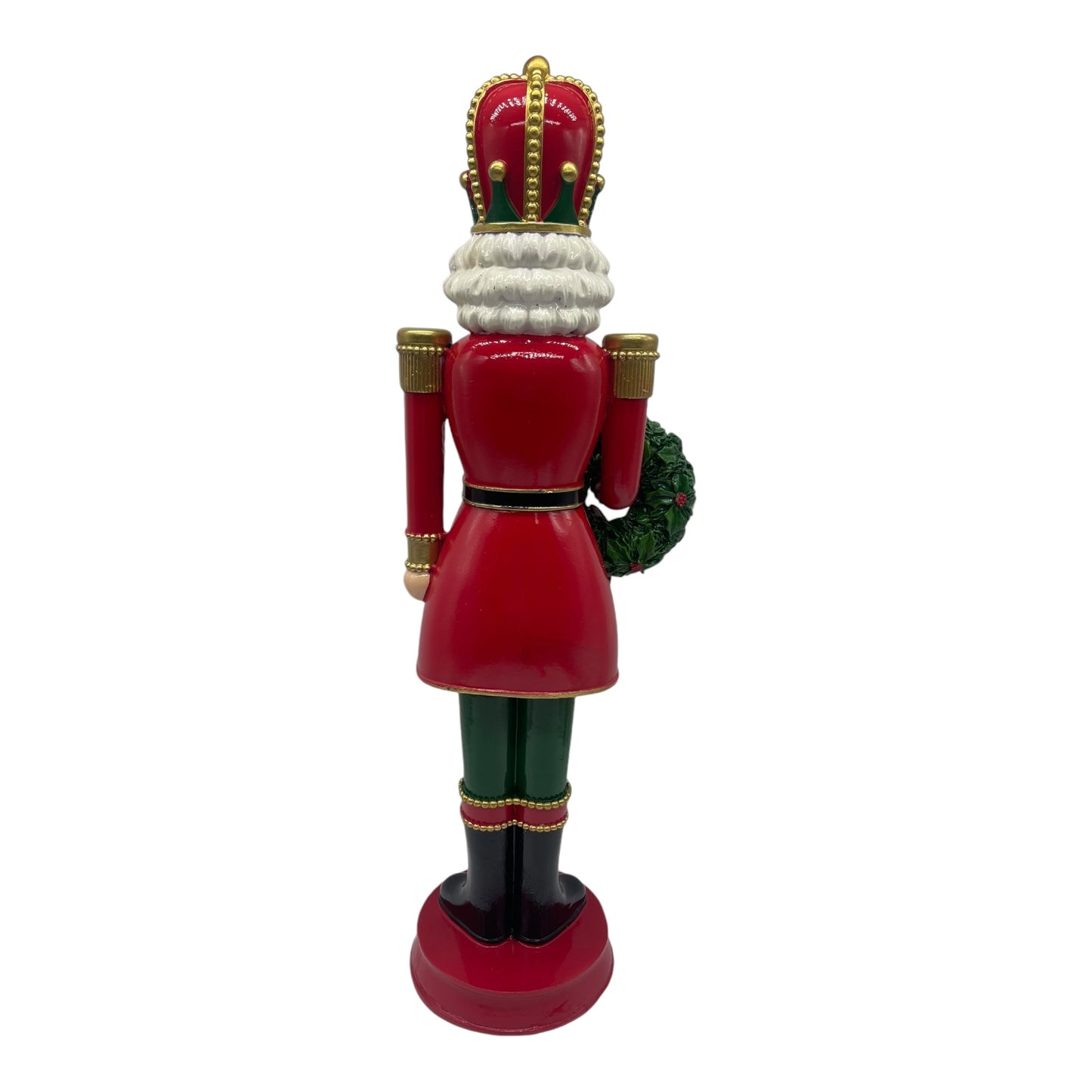 50cm Nutcracker holding Wreath With Lights