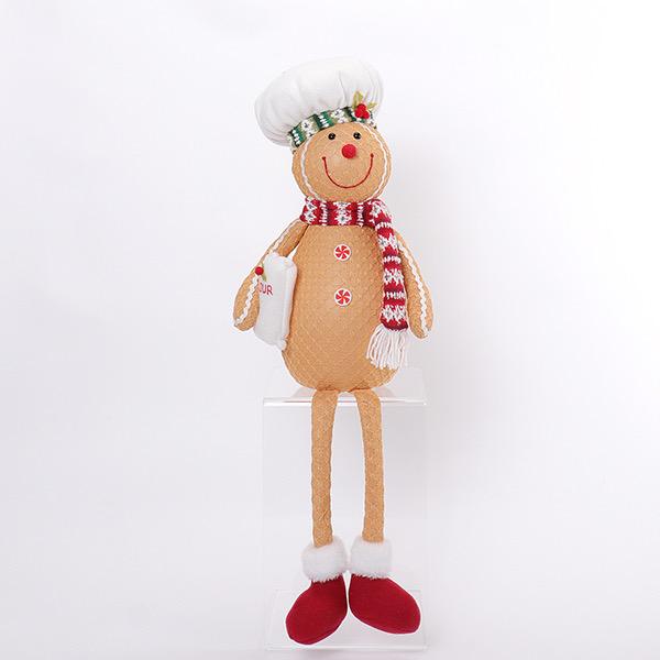 Seated Gingerbread Chef – Christmas Shelf Sitter Decoration