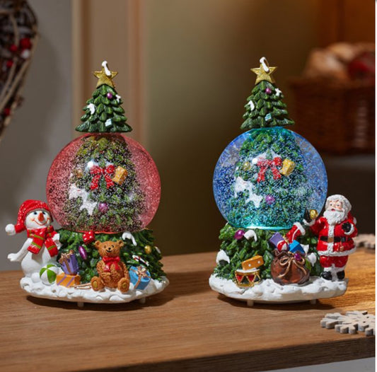 Musical Santa's Snow Globe