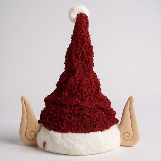 Animated Musical Elf Hat with Moving Ears – Christmas Party Hat