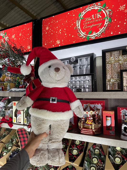 standing Santa bear need editing