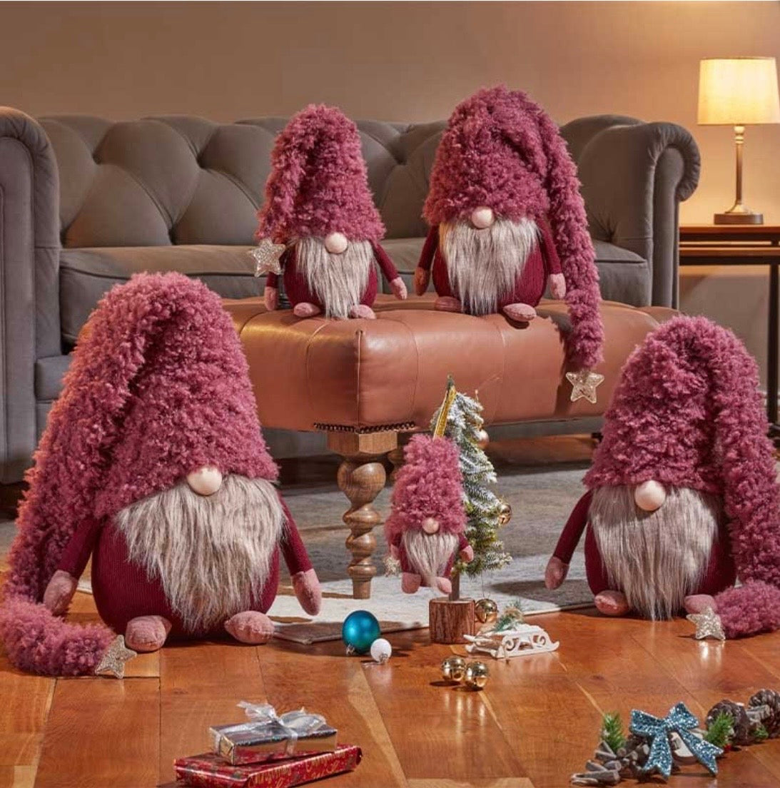 50cm Jumbo Super Soft Berry Red Christmas Gonk Decoration