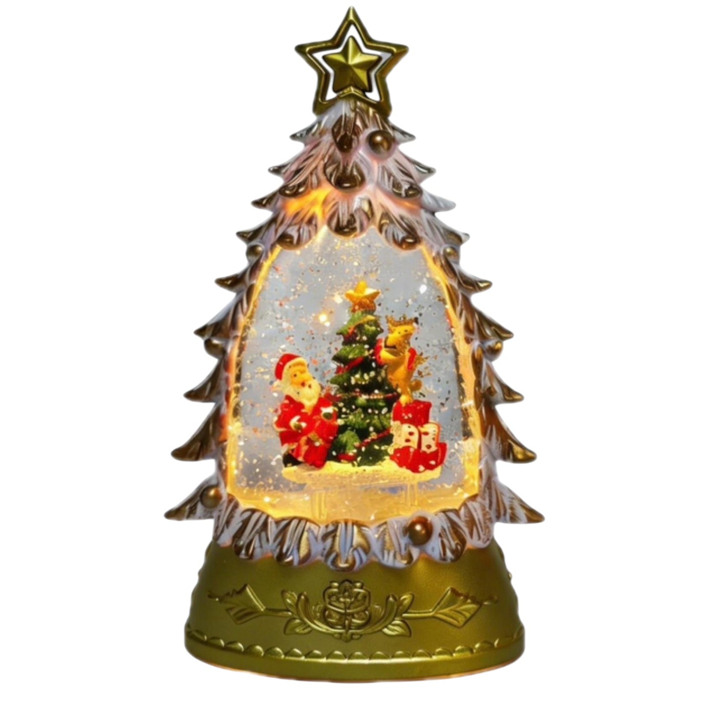 Snow Frost Christmas Tree Water Lantern