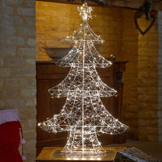 300 LED Christmas Tree LV – Light-Up Wire Tree Decoration
