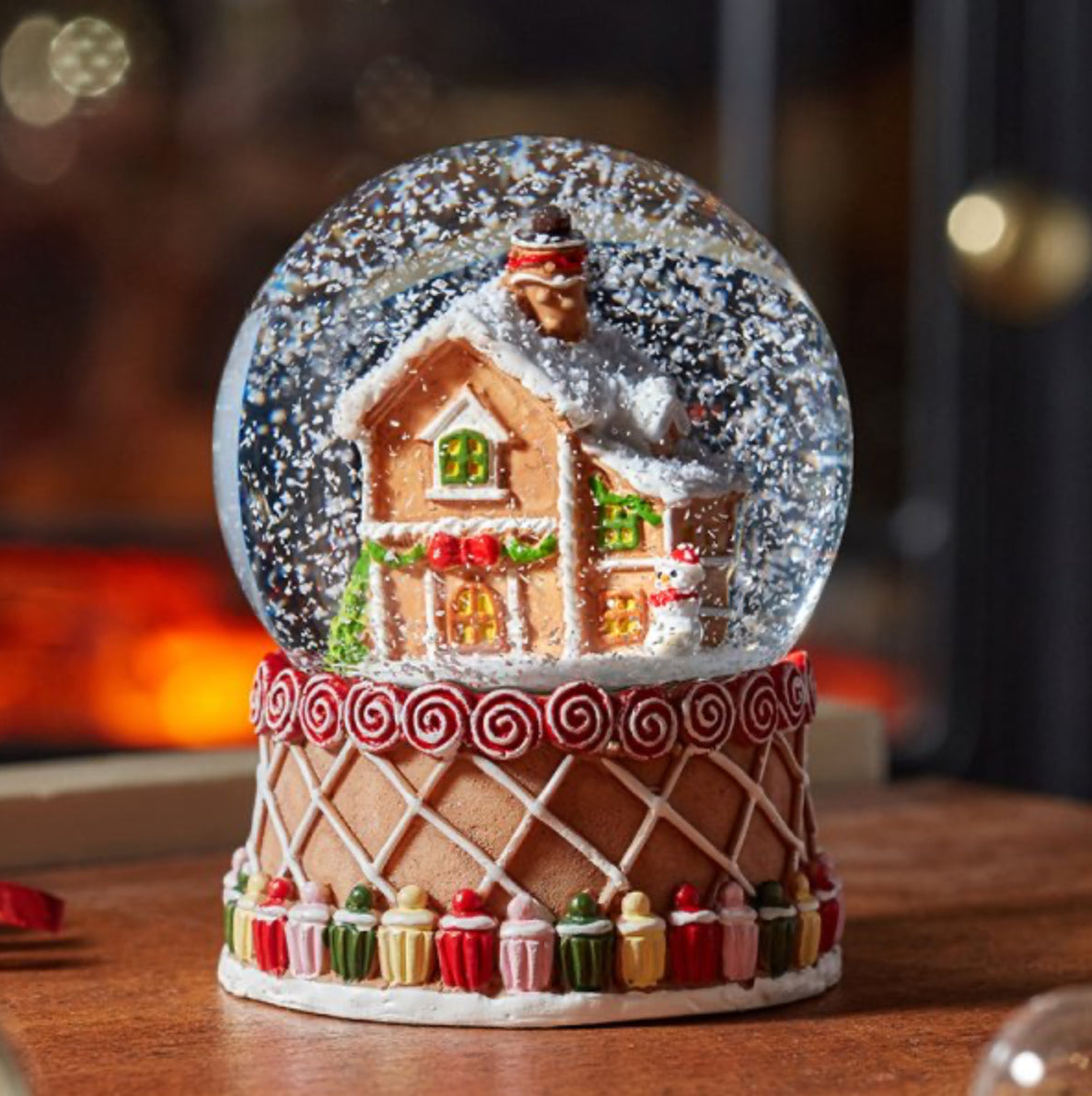 6cm Gingerbread SnowSpheres – Mixed Case