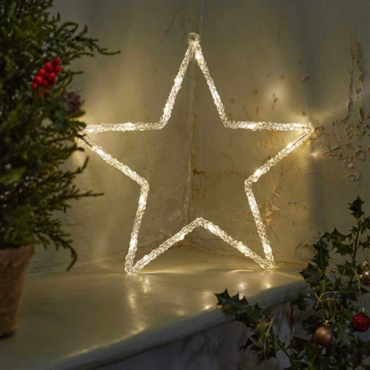 IceStar – Warm White LED Star Light Decoration