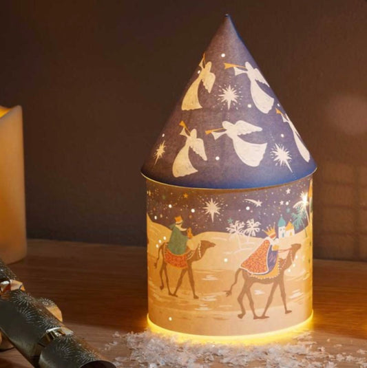 InLit DecorHouse – Three Kings Illuminated Nativity Scene Lantern