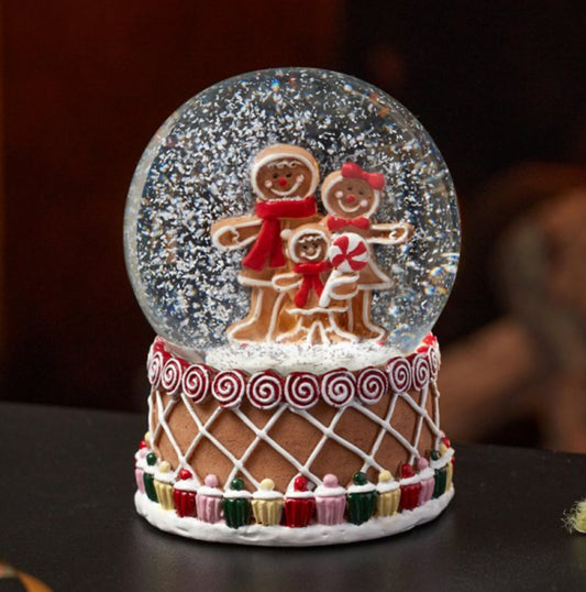 6cm Gingerbread SnowSpheres – Mixed Case