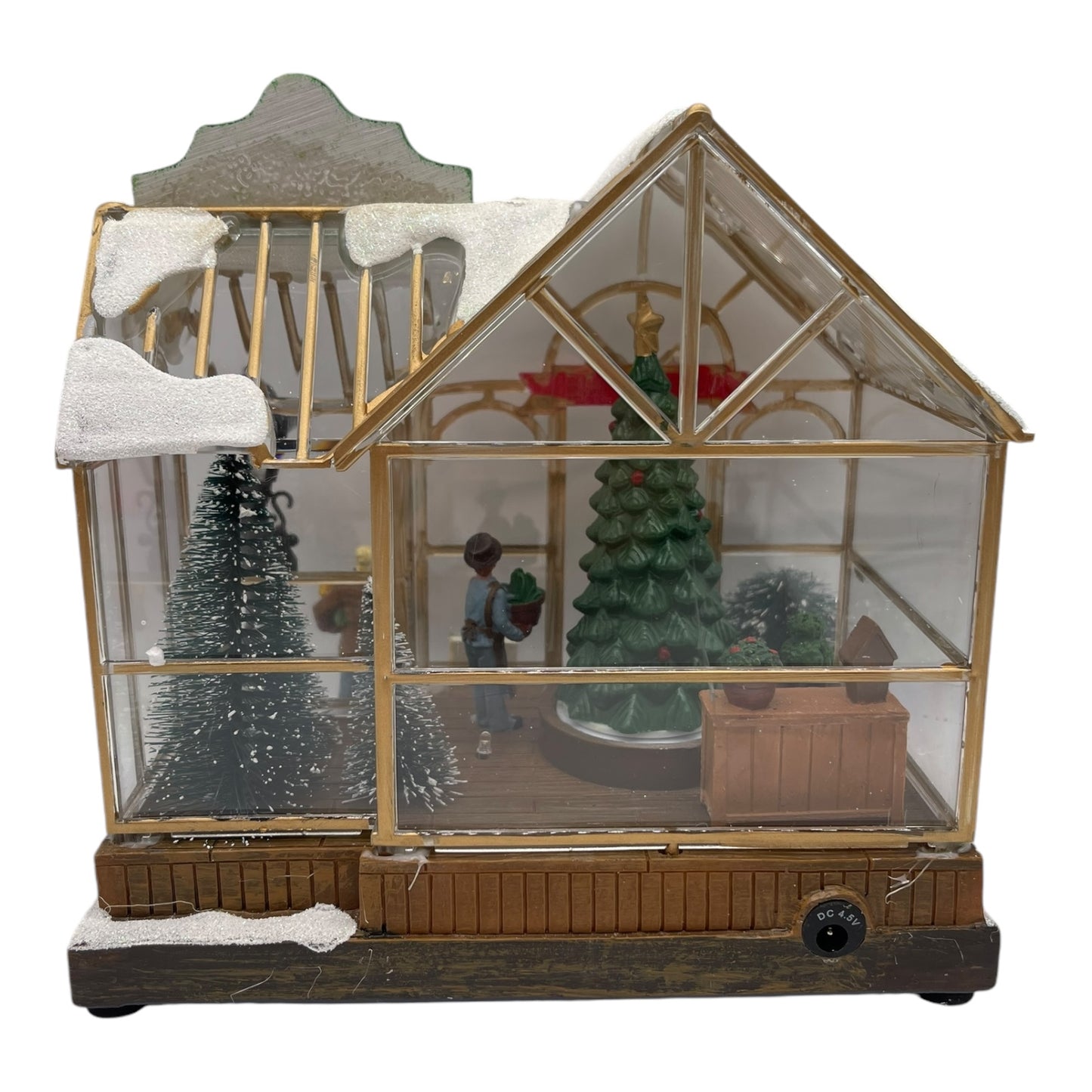 Christmas LED Green House With Music