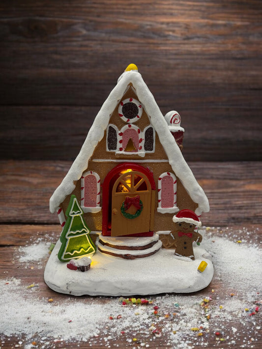 LED Gingerbread House With music & movement