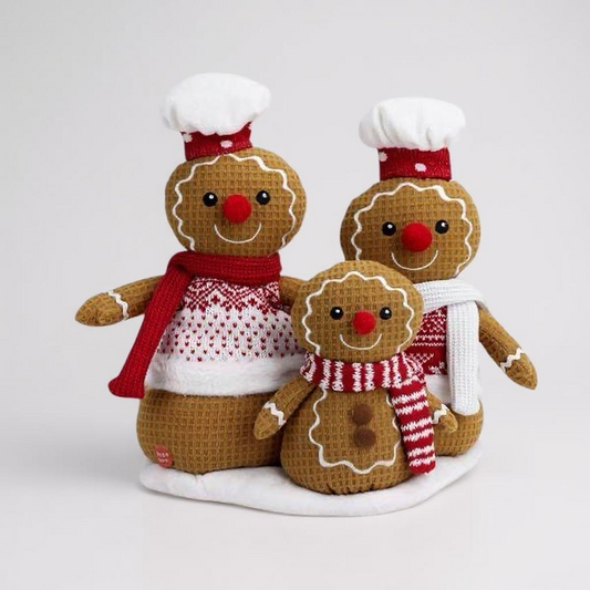 Singing & Moving Gingerbread Family – Animated Christmas Decoration with Music